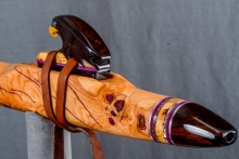 Cherry Burl Native American Flute, Minor, Mid G-4, #N10H (3)